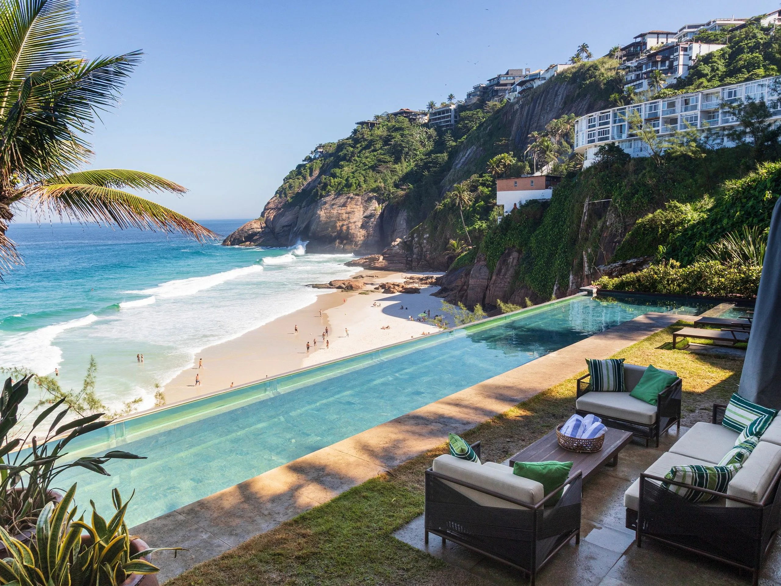 Piscina sobre a praia do Joá, Joá, Rio de Janeiro
