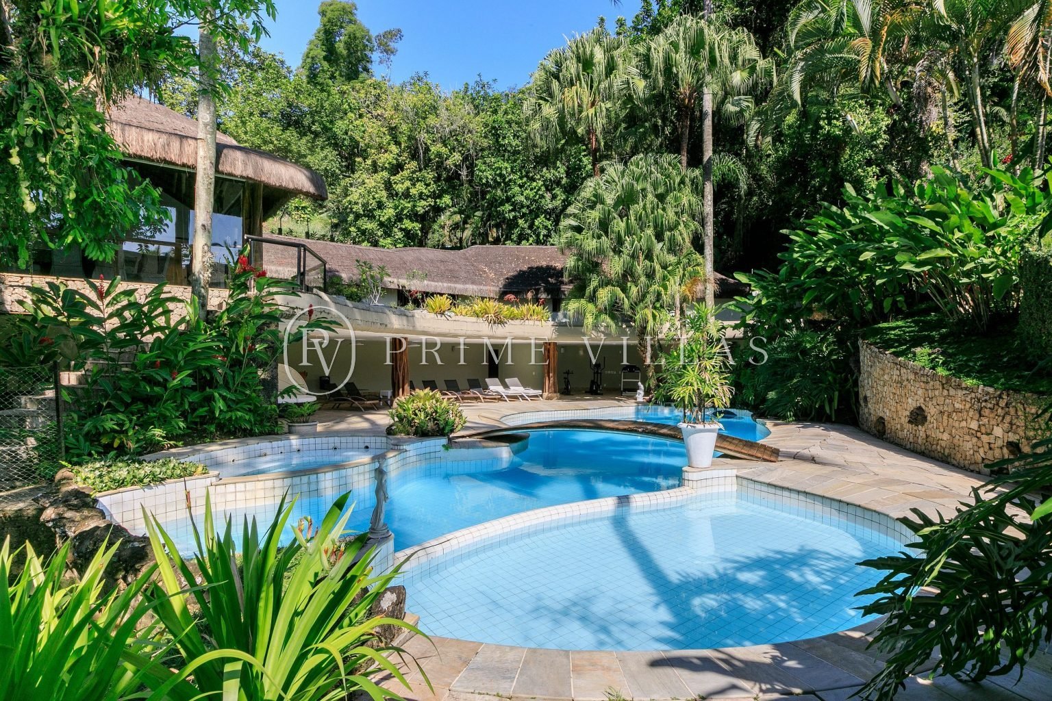 Vista da piscina