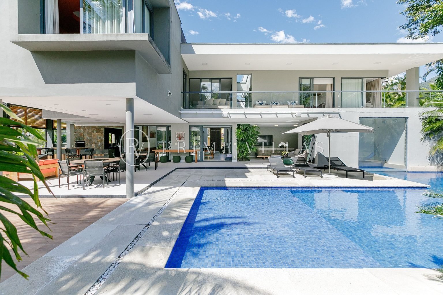 Vista da piscina