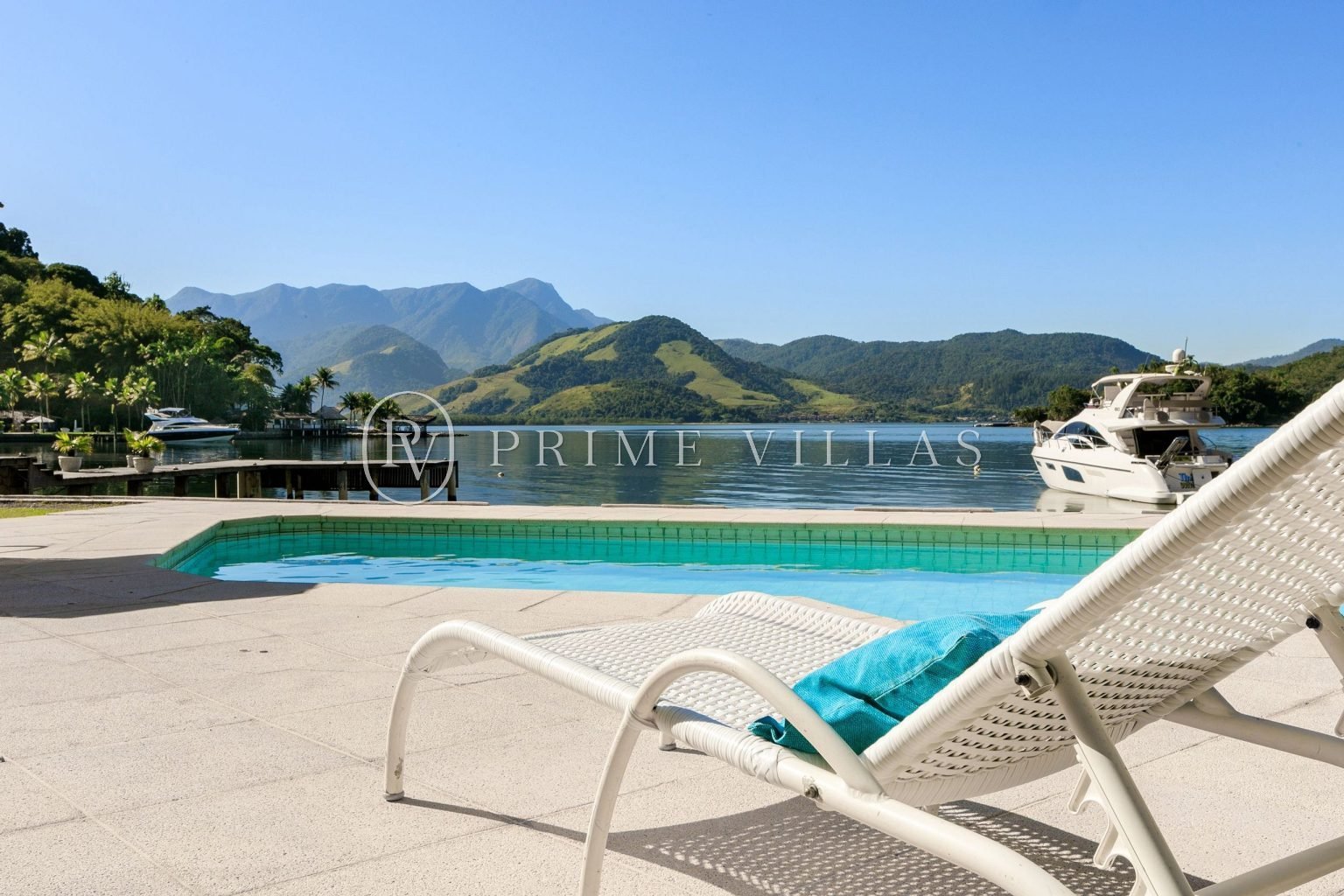 Vista da piscina