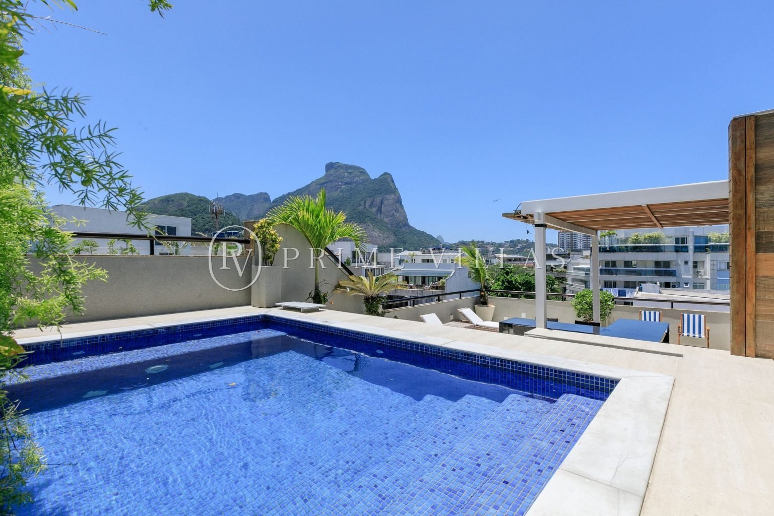 Vista da piscina
