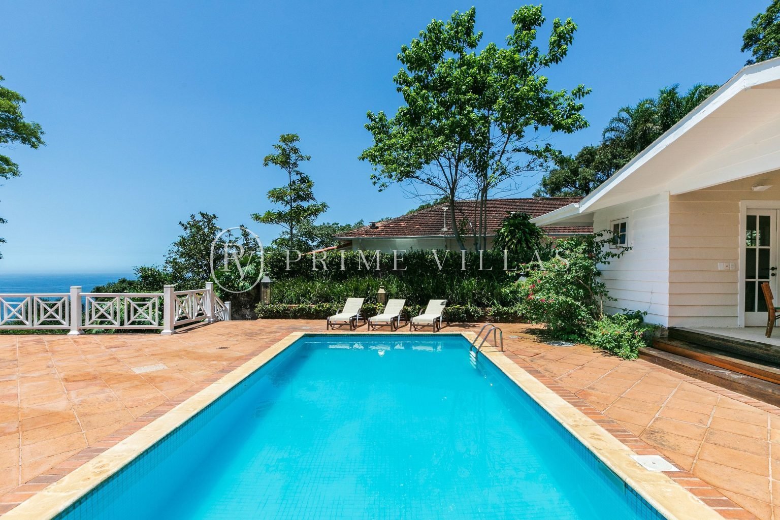 Vista da piscina