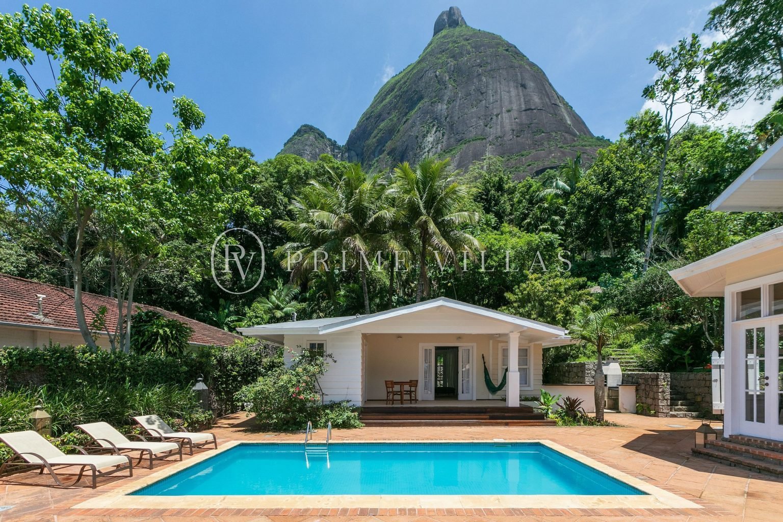 Vista da piscina